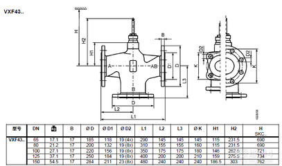 VVF43/VXF43系列西门子调节阀阀体 尺寸图、价格与厂家深度解析